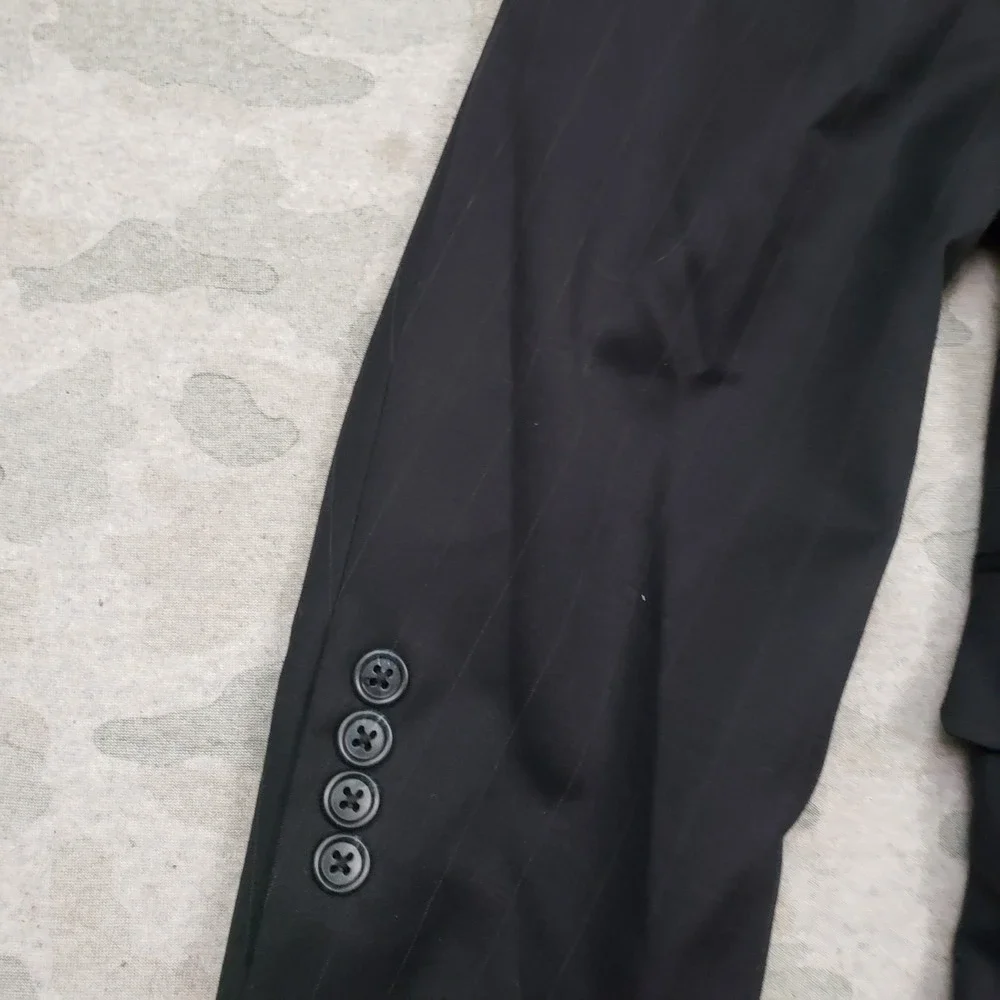 Vintage Burberry's Blazer Mens 40R Blue Super 100s Wool‎